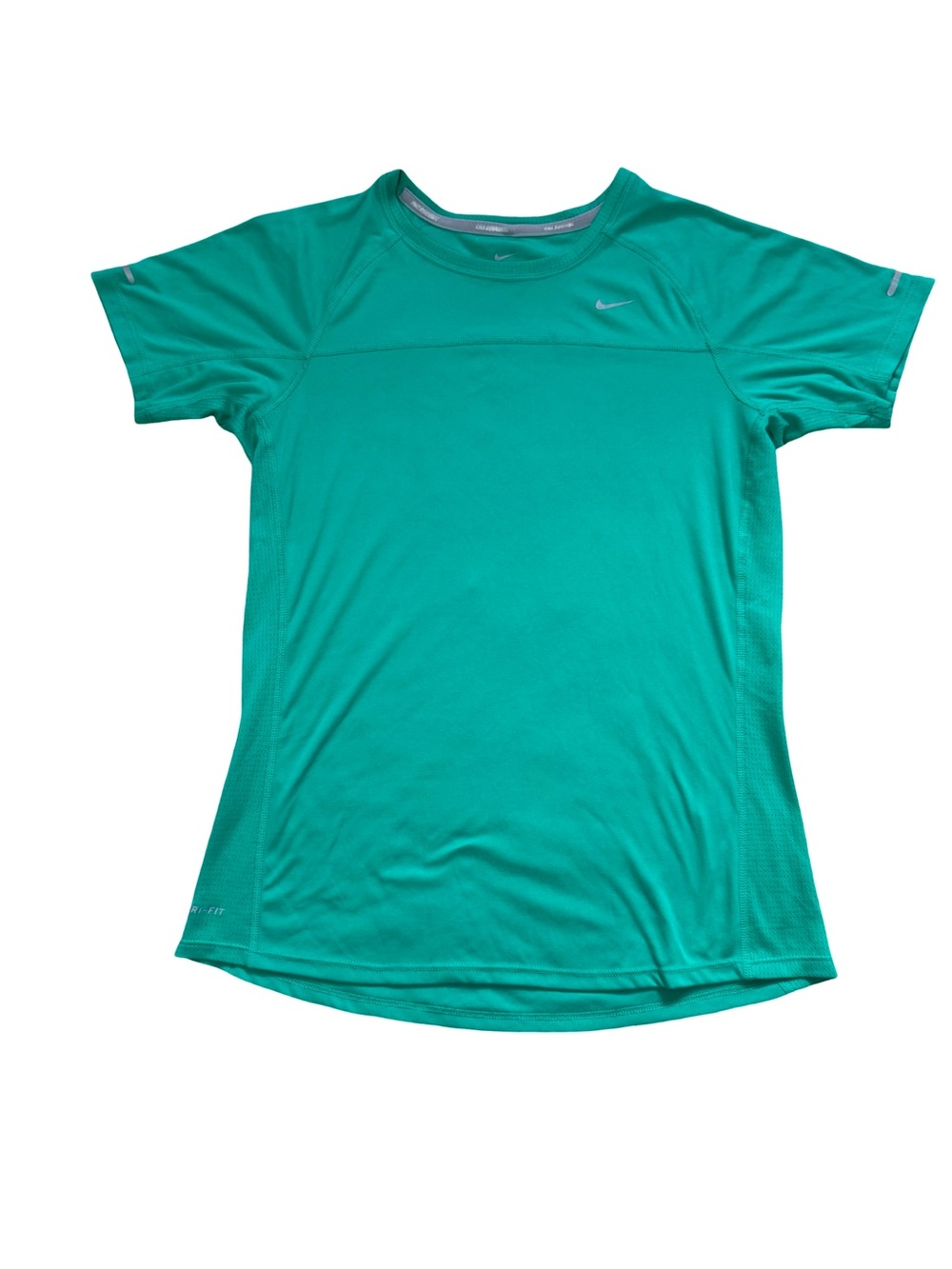 Nike Teal V-Neck Dri-FIT Top